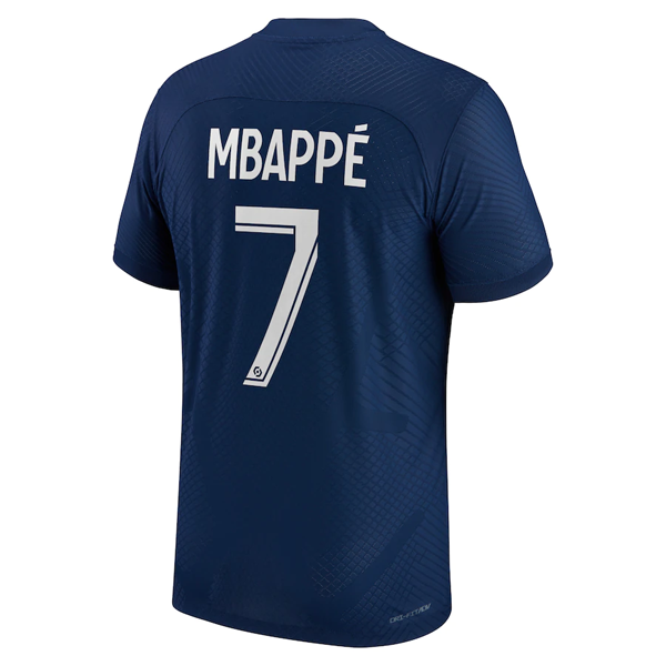 Camiseta Paris Saint Germain Mbappé 2022-2023 Azul